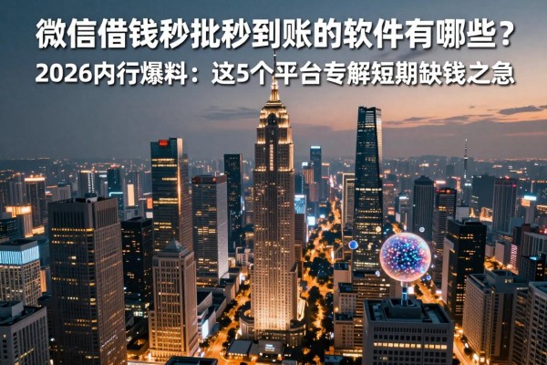 微信借钱秒批秒到账的软件有哪些?2026内行爆料:这5个平台专解短期缺钱之急