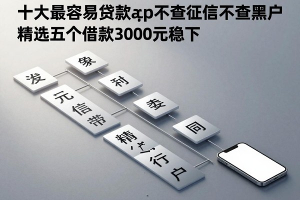 十大最容易贷款的app不查征信不查黑户,精选五个借款3000元稳下对征信要求不高软件