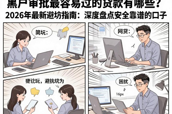 黑户审批最容易过的贷款有哪些?2026年最新避坑指南:深度盘点安全靠谱的口子