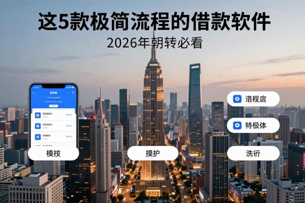 急需3000?这5款极简流程的借款软件,2026年周转必看