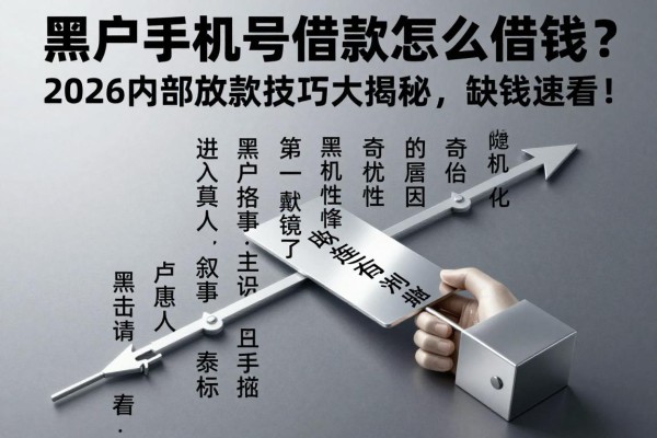黑户手机号借款怎么借钱？2026内部放款技巧大揭秘，缺钱速看！