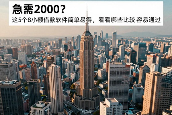 急需2000?这5个小额借款软件简单易得,看看哪些比较容易通过