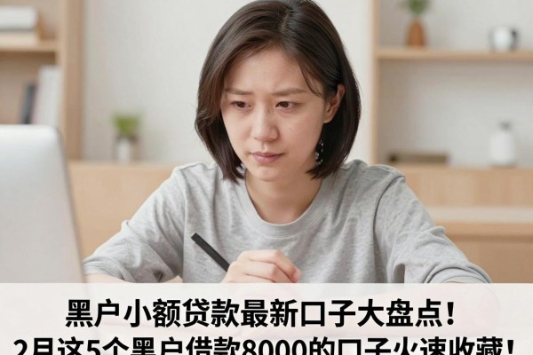 黑户小额贷款最新口子大盘点!2月这5个黑户借款8000的口子火速收藏