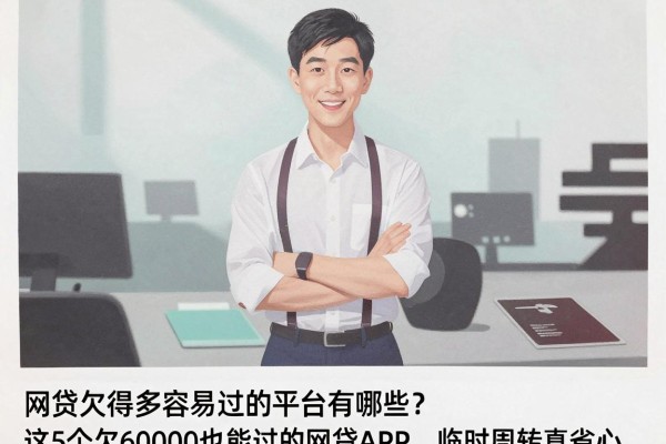 网贷欠得多容易过的平台有哪些?这5个欠60000也能过的网贷APP,临时周转真省心