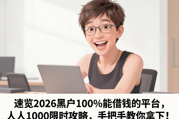 速览2026黑户100%能借钱的平台人人1000限时攻略,手把手教你拿下!