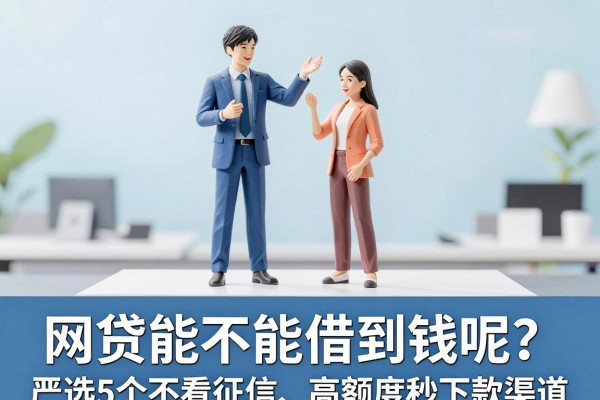 网贷能不能借到钱呢?严选5个不看征信、高额度秒下款渠道