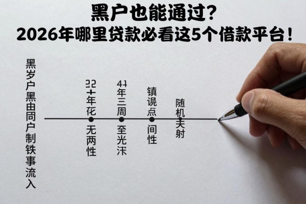 黑户也能通过?2026年哪里贷款必看这5个借款平台!