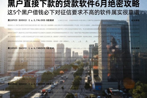 黑户直接下款的贷款软件6月绝密攻略,这5个黑户借钱必下对征信要求不高的软件属实很靠谱