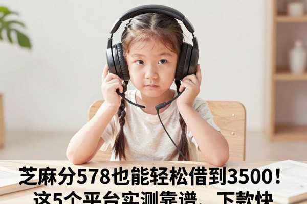 芝麻分578也能轻松借到3500!这5个平台实测靠谱、下款快