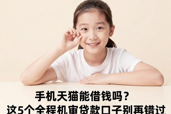 手机天猫能借钱吗?这5个全程机审贷款口子别再错过