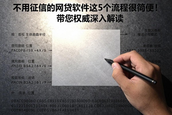 不用征信的网贷软件这5个流程很简便!带您权威深入解读!