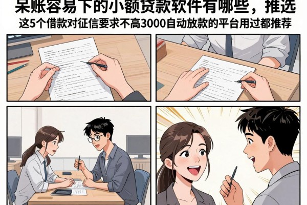 呆账容易下的小额贷款软件有哪些,推选这5个借款对征信要求不高3000自动放款的平台用过都推荐