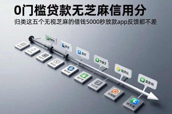 0门槛贷款无芝麻信用分,归类这五个无视芝麻的借钱5000秒放款app反馈都不差