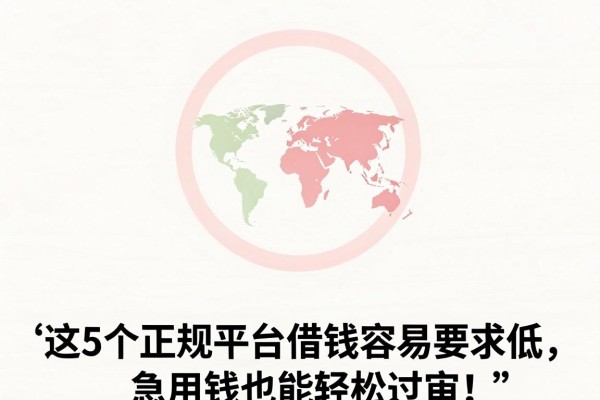 这5个正规平台借钱容易要求低,急用钱也能轻松过审!