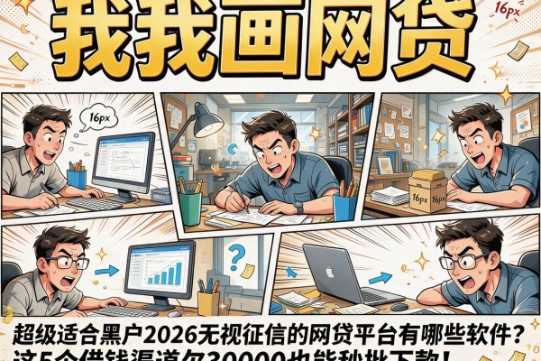 超级适合黑户2026无视征信的网贷平台有哪些软件？这5个借钱渠道欠30000也能秒批下款