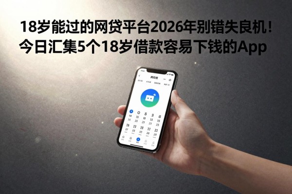 18岁能过的网贷平台2026年别错失良机!今日汇集5个18岁借款容易下款的app