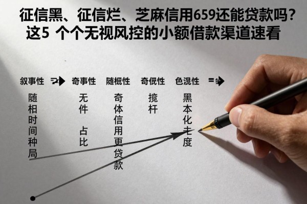 征信黑、征信烂、芝麻信用分659还能贷款吗?这5个无视风控的小额借款渠道速看