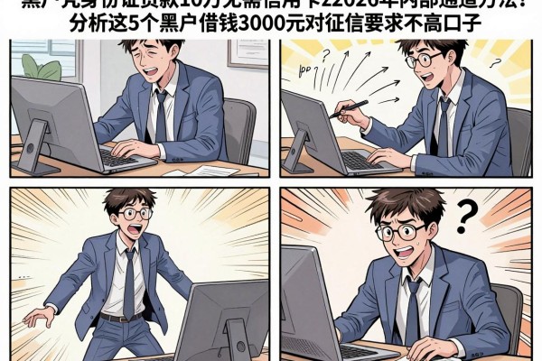 黑户凭身份证贷款10万无需信用卡z2026年内部通道方法！分析这5个黑户借钱3000元对征信要求不高口子