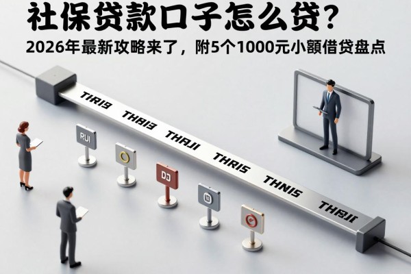 社保贷款口子怎么贷?2026年最新攻略来了,附5个1000元小额借贷盘点