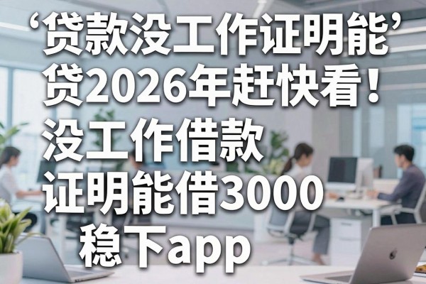 贷款没工作证明能贷2026年赶快看!同时汇集五个借款没工作证明能借3000稳下app