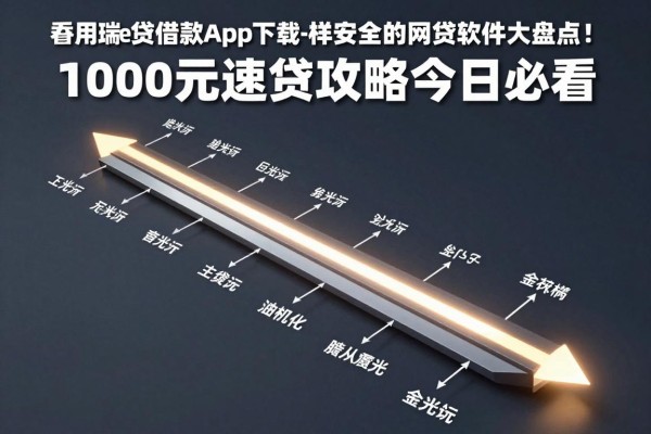 类似瑞e贷借款app下载一样安全的网贷软件大盘点!1000元速贷攻略今日必看