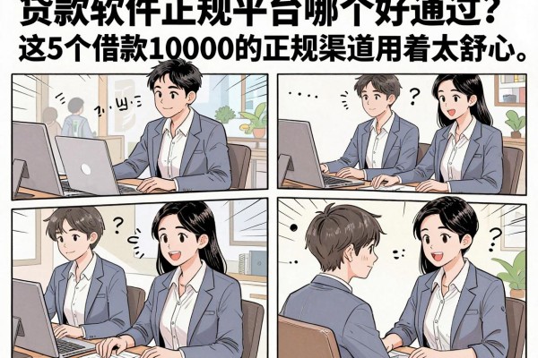 贷款软件正规平台哪个好通过?这5个借款10000的正规渠道用着太舒心