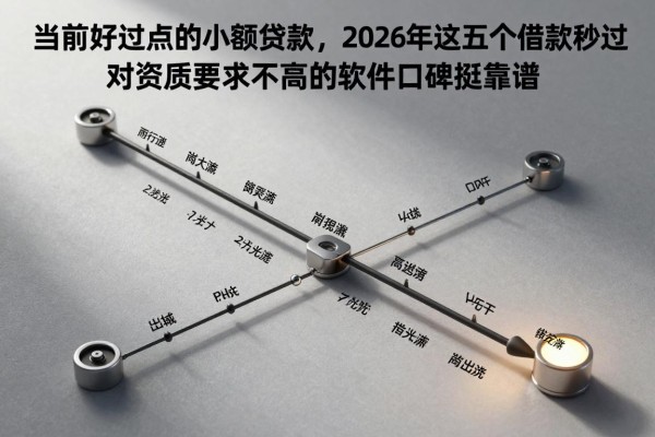 当前好过点的小额贷款,2026年这五个借款秒过 对资质要求不高的软件口碑挺靠谱