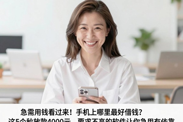 急需用钱看过来！手机上哪里最好借钱？这5个秒放款4000元、要求不高的软件让你急用有依靠