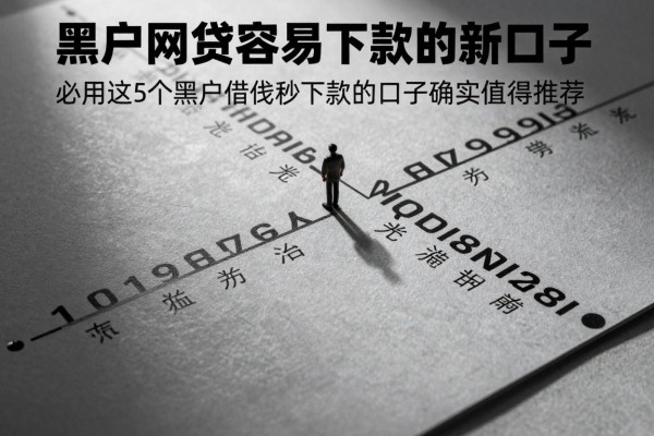 黑户网贷容易下款的新口子,必用这5个黑户借钱秒下款的口子确实值得推荐
