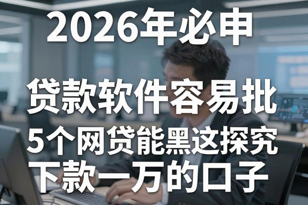 2026年必申贷款软件容易批 黑户,探究这5个网贷能下款一万的口子