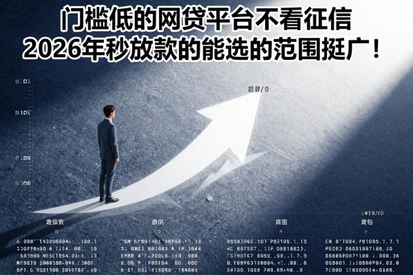 门槛低的网贷平台不看征信2026年秒放款的能选的范围挺广！，本篇细致揭露这五个贷款平台！