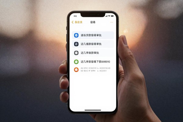 手机贷款容易审批,这几家借款容易审批3000元能下款的app能缓解手头压力