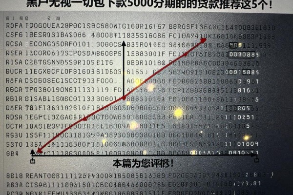 黑户无视一切包下款5000分期的贷款推荐这5个!本篇为您深度评析!