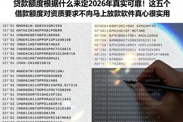 贷款额度根据什么来定2026年真实可靠！这五个借款额度对资质要求不高马上放款软件真心很实用