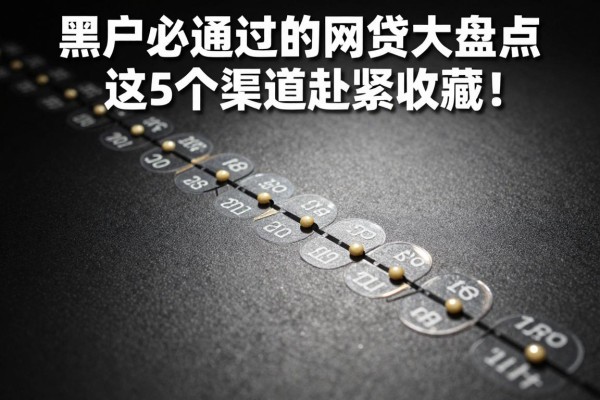 黑户必通过的网贷大盘点,这5个渠道赶紧收藏!