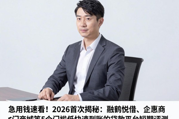 急用钱速看!2026首次揭秘:融鹤悦借、企惠商城等5个门槛低快速到账的贷款平台短期评测
