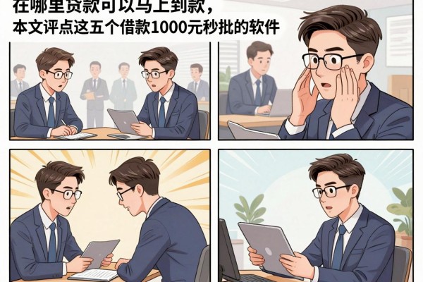 在哪里贷款可以马上到款,本文评点这五个借款1000元秒批的软件