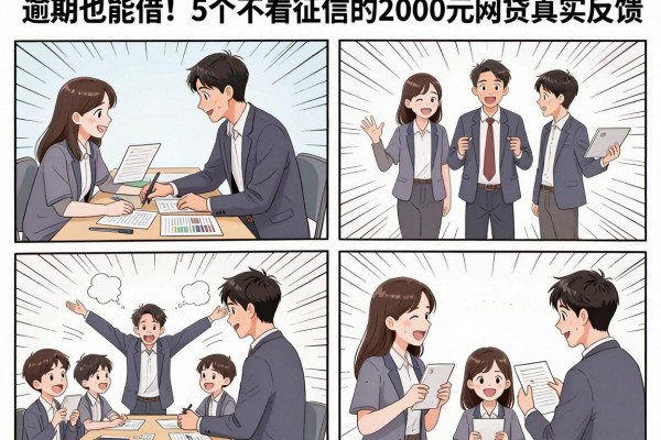 逾期也能借!5个不看征信的2000元网贷真实反馈