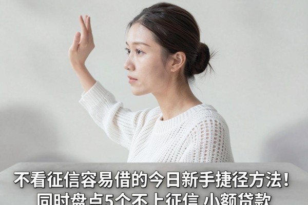 不看征信容易借的今日新手捷径方法!同时盘点5个不上征信 小额贷款
