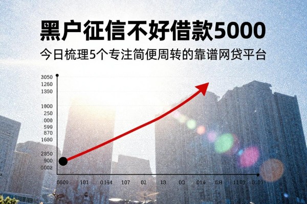 黑户征信不好借款5000,今日梳理5个专注简便周转的靠谱网贷平台