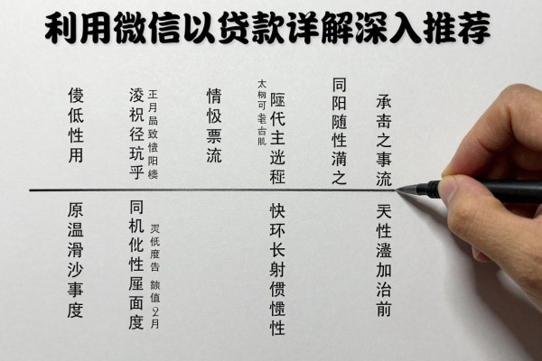 利用微信可以贷款详解这五个，本篇为您深入推荐！