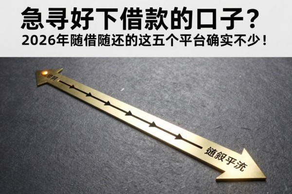 急寻好下借款的口子?2026年随借随还的这五个平台确实不少!