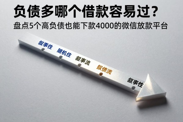 负债多哪个借款容易过?盘点5个高负债也能下款4000的微信放款平台