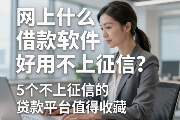 网上什么借款软件好用不上征信?这5个不上征信的贷款平台值得收藏