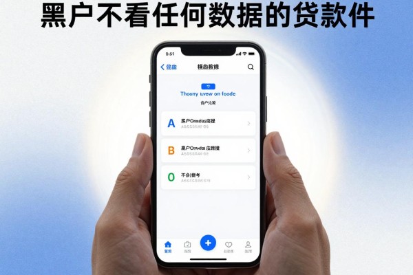黑户不看任何数据的贷款,顺便总结这五个无视数据借款秒下软件