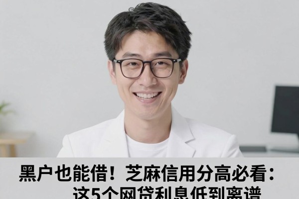 黑户也能借！芝麻信用分高必看：这5个网贷利息低到离谱
