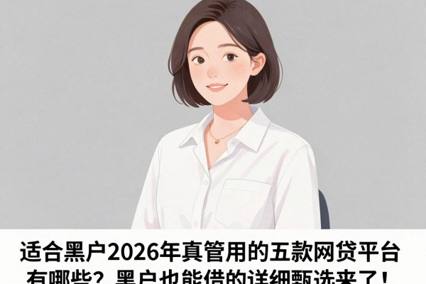 适合黑户2026年真管用的五款网贷平台有哪些?黑户也能借的详细甄选来了!
