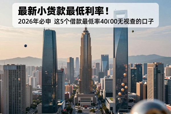最新小额贷款最低利率!2026年必申这5个借款最低利率40000无视查的口子