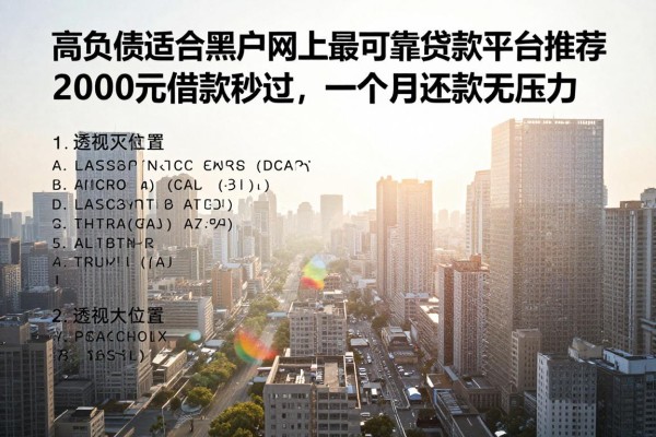 高负债适合黑户网上最可靠贷款平台推荐,2000元借款秒过,一个月还款无压力