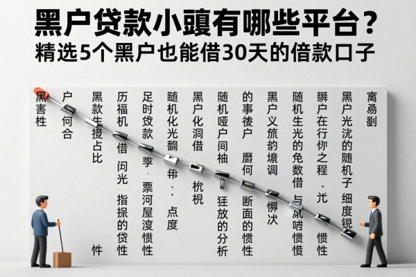 黑户贷款小额有哪些平台?精选5个黑户也能借30天的借款口子